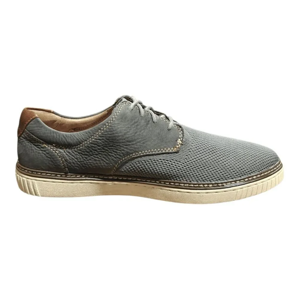 JOHNSTON & MURPHY Walden Mixed Media Oxfords In Graphite Grey Size 9M